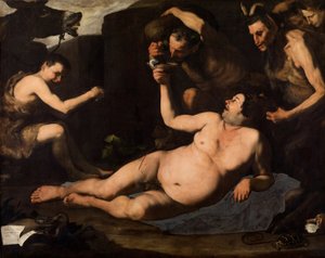 Silenus ubriaco da Jusepe de Ribera