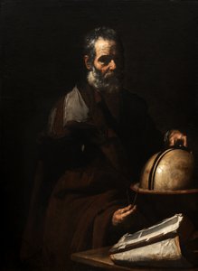 Filosofo con un globo (Anassagora?) da Jusepe de Ribera