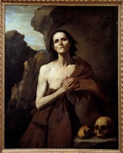 Ritratto di Santa Maria Egiziaca, penitente nel deserto da Jusepe de Ribera