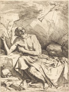 San Girolamo che Ascolta la Tromba del Giudizio Universale da Jusepe de Ribera