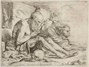 San Girolamo leggente da Jusepe de Ribera