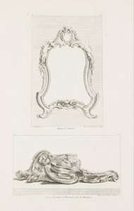 Specchio da Toeletta, 5a Tavola da Juste Aurèle Meissonnier