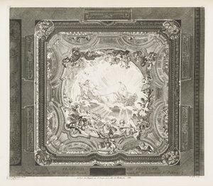 Plafond del medesimo gabinetto, 4ª tavola