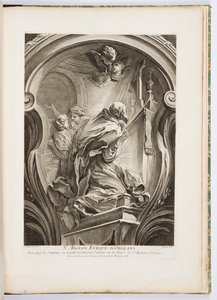 St. Aignan Vescovo di Orleans, tavola 111, in Oeuvres de Juste-Aurèle Meissonnier (Opere di Juste-Aurèle Meissonnier)