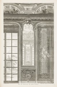 Vista dei Trumeau dello Stesso Gabinetto, 3a Tavola da Juste Aurèle Meissonnier