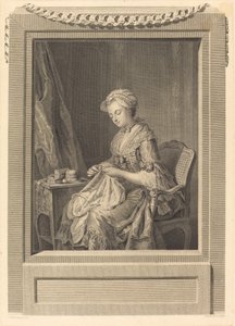 Il buon esempio da Juste Chevillet after Jean Gaspard Heilmann