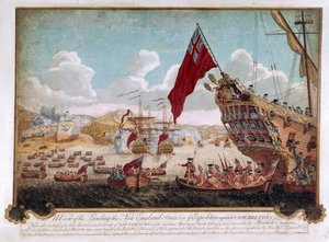 La cattura di Louisbourg, 1745 da Justin Stevens