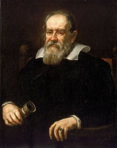 Ritratto di Galileo Galilei, astronomo italiano (1564-1642) da Justus (school of) Sustermans