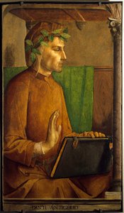 Ritratto del poeta Dante Alighieri da Justus van (c.1435 c.1480) Gent
