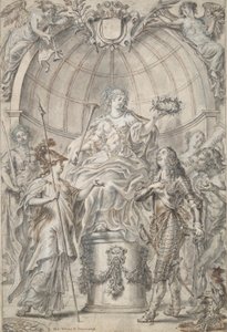 Progetto per un frontespizio [?] da Justus van Egmont