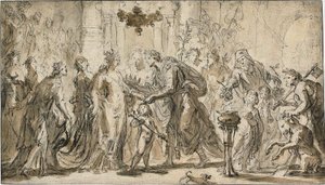 Il matrimonio di Zenobia e Odenato da Justus van Egmont