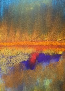 Riflesso astratto al tramonto da Justyna Jaszke
