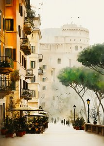 Incantevole vista su Roma da Justyna Jaszke