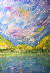 Lago di montagna dai colori vivaci da Justyna Jaszke