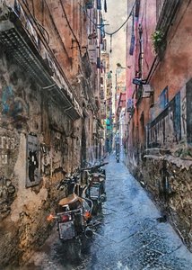 Vicolo di una città storica europea