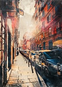 Una vivace strada europea da Justyna Jaszke