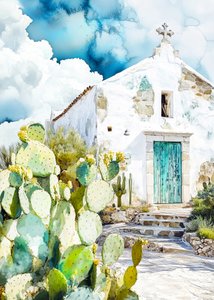 Vista del cactus di White Chapel da Justyna Jaszke