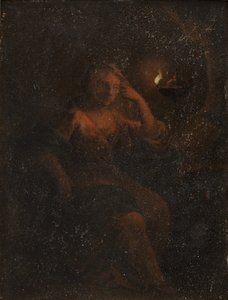 Figura femminile seduta
