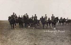 Album Jack Bosio - Campagna di guerra 1917-1920: Missione militare in Polonia (Varsavia - Posen) marzo-aprile 1919, una batteria a cavallo a Posen (Poznan) da K. Greger
