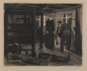 Una rivolta dei tessitori - Fine da Käthe Kollwitz