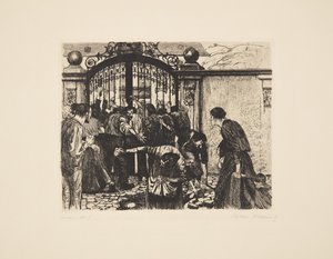 Una rivolta dei tessitori - Tempesta da Käthe Kollwitz