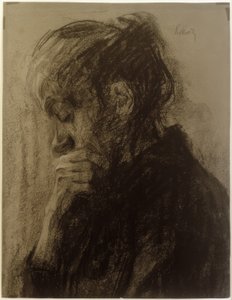 Testa di donna di profilo