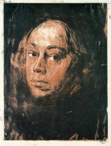Autoritratto verso sinistra da Käthe Kollwitz
