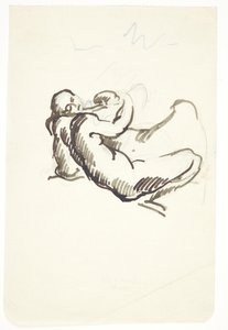Studio per Leda con il cigno da Kai Nielsen