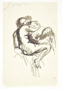 Studio per "Leda con il cigno"