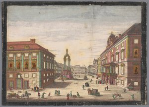 Veduta del Hohe Markt a Vienna da Kaiserlich Franziskische Akademie (possibly)