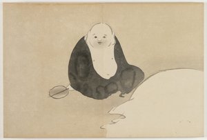 Fiori di Cento Mondi (Momoyogusa): Hotei (Hotei) da Kamisaka Sekka