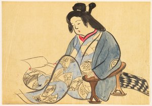Fiori di Cento Mondi (Momoyogusa): Ozio (Tsurezure) da Kamisaka Sekka