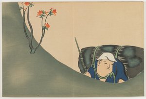 Fiori di Cento Mondi (Momoyogusa): Taglialegna (Shomu) da Kamisaka Sekka