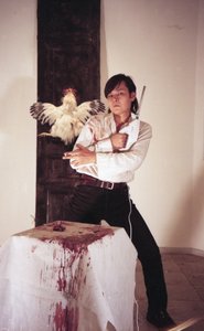 Spettacolo "Bloody Table" da Kanat Ibragimov