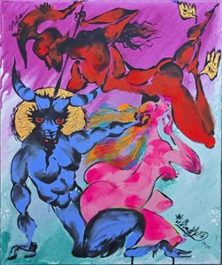 Blue Demon Rosa Nude da Kanat Ibragimov