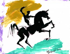 Cavallo che si impenna