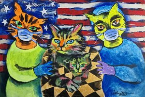 Gatti mascherati patriottici
