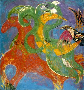 Animali astratti dai colori vivaci