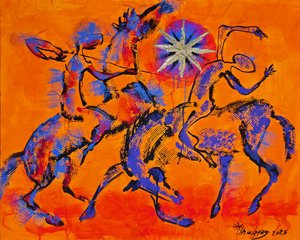Cavalieri astratti e vivaci