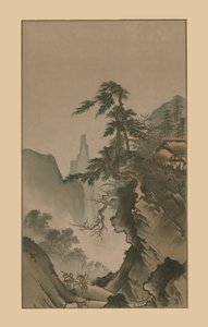 Paesaggio cinese, XVI secolo, 1886 da Kano Masanobu