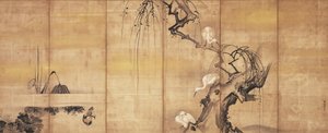 Uccelli nel paesaggio, prima metà del XVII secolo