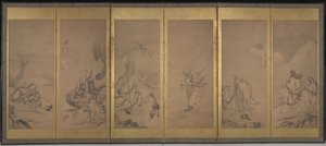 Patriarchi Buddisti, Daoisti E Confuciani da Kano Sanraku