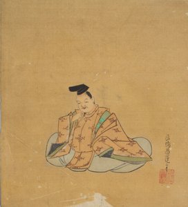 Poeta immortale, XVII secolo da Kano Shoun