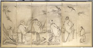 Quattro anziani del Monte Shang da Kanō Tan’yū