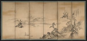 Le quattro stagioni, 1668 da Kanō Tan’yū