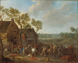 Rapina in fattoria, c. 1710 da Karel Breydel