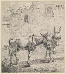 I due asini da Karel Dujardin
