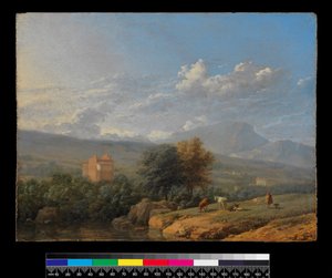 Paesaggio italiano, prima del 1678 da Karel Dujardin