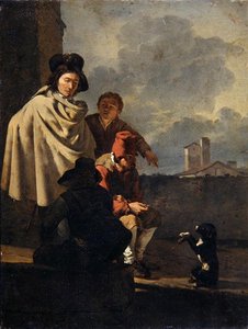 Italiani con un cane