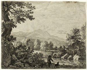 Uomo con cane da Karel Dujardin
